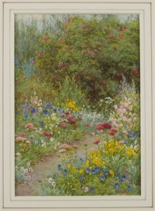 リトルパス、1920（紙にトイレ） 作： Helen Allingham